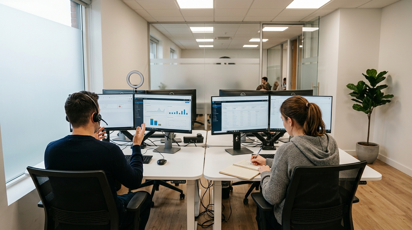 Avance teamet arbejder sammen